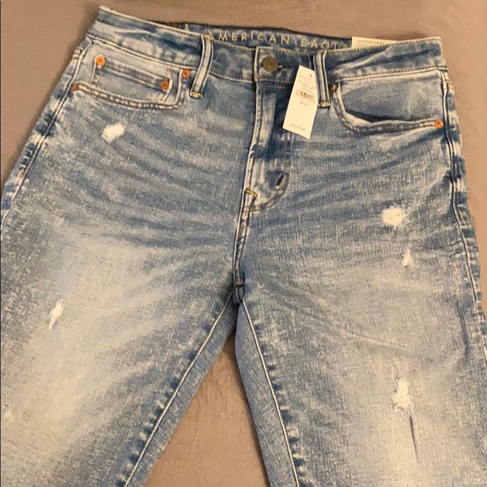 Denim shorts